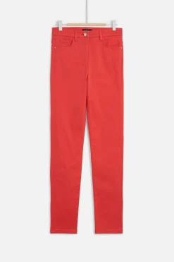 New Pantalon Tony B Rouge Femme Pantalons