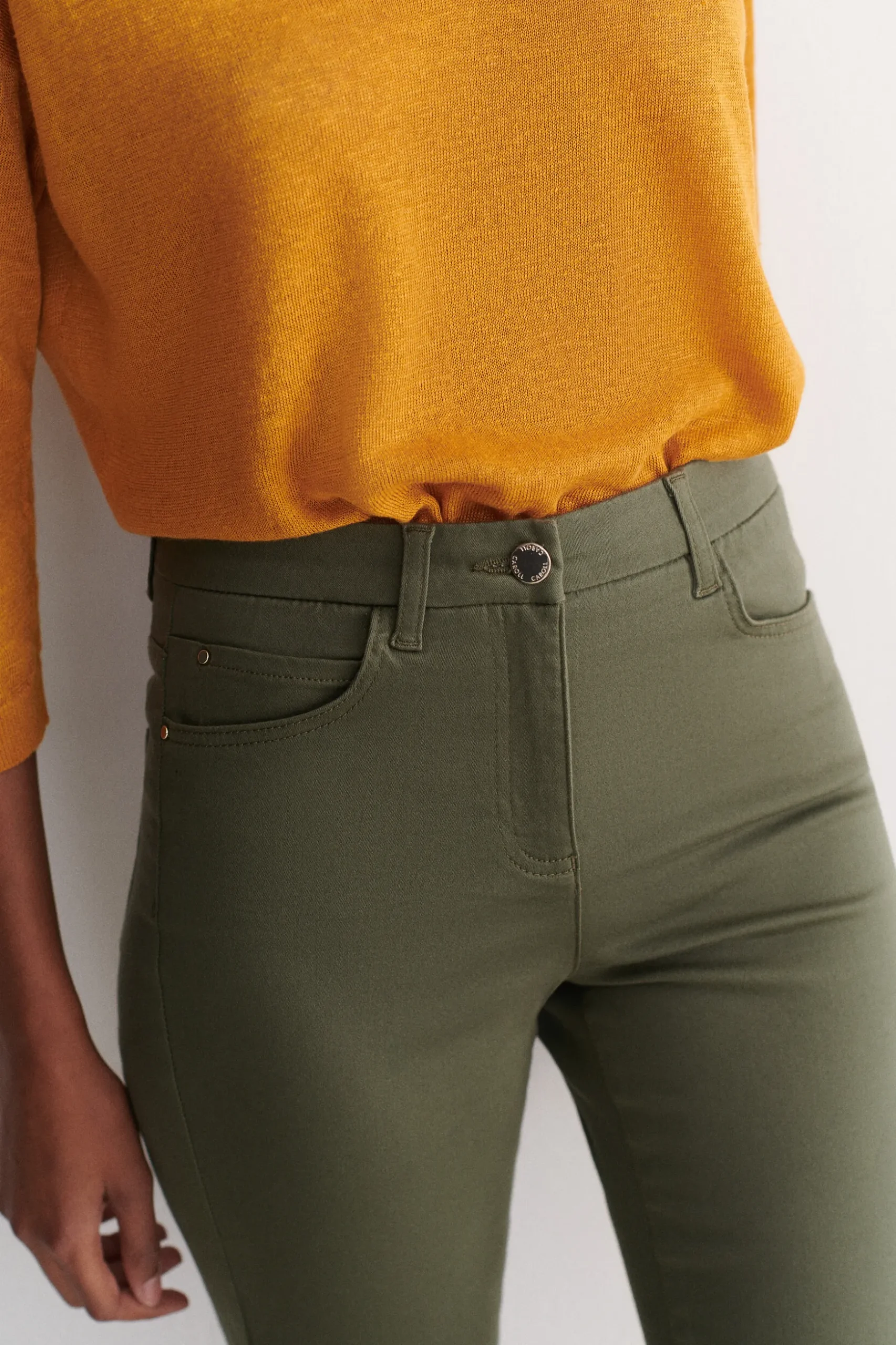 Fashion Pantalon Tony B Vert Kaki Femme Pantalons