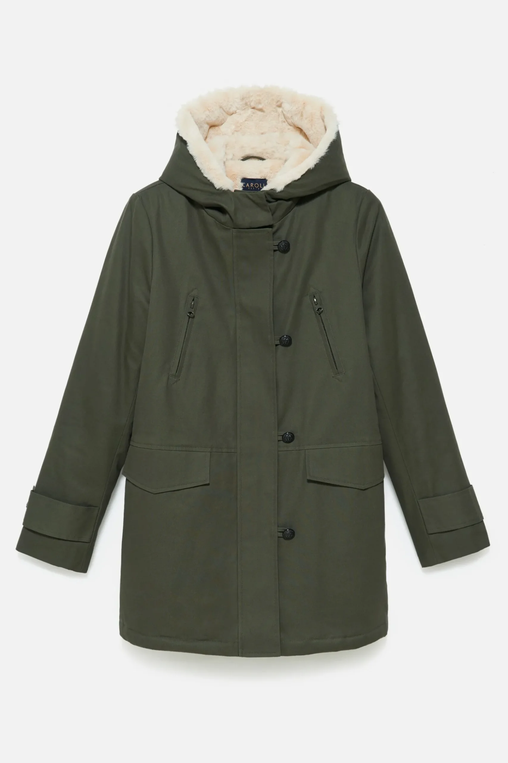 New Parka Electra Vert Kaki Femme Parkas