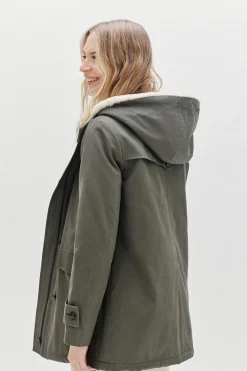 New Parka Electra Vert Kaki Femme Parkas