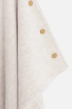 Best Sale Poncho Lisa B Beige Femme Ponchos