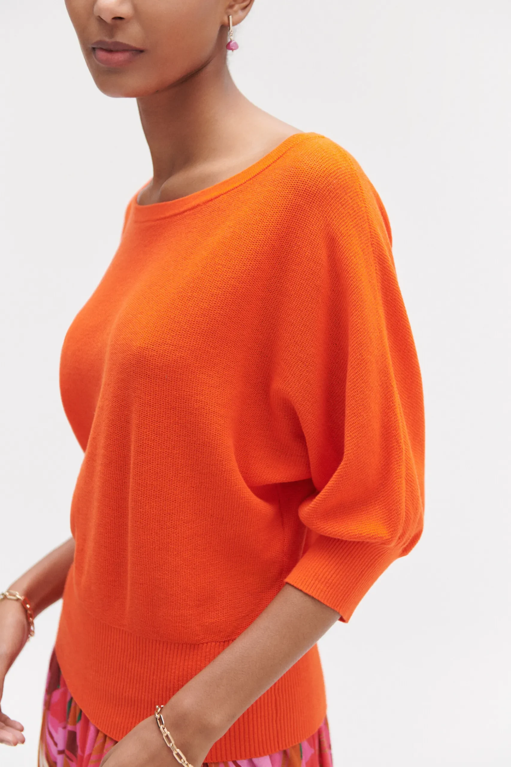 Online Pull Joan Oversize Orange Femme Pulls