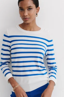 Clearance Pull Juliette Bleu Electrique Femme Pulls