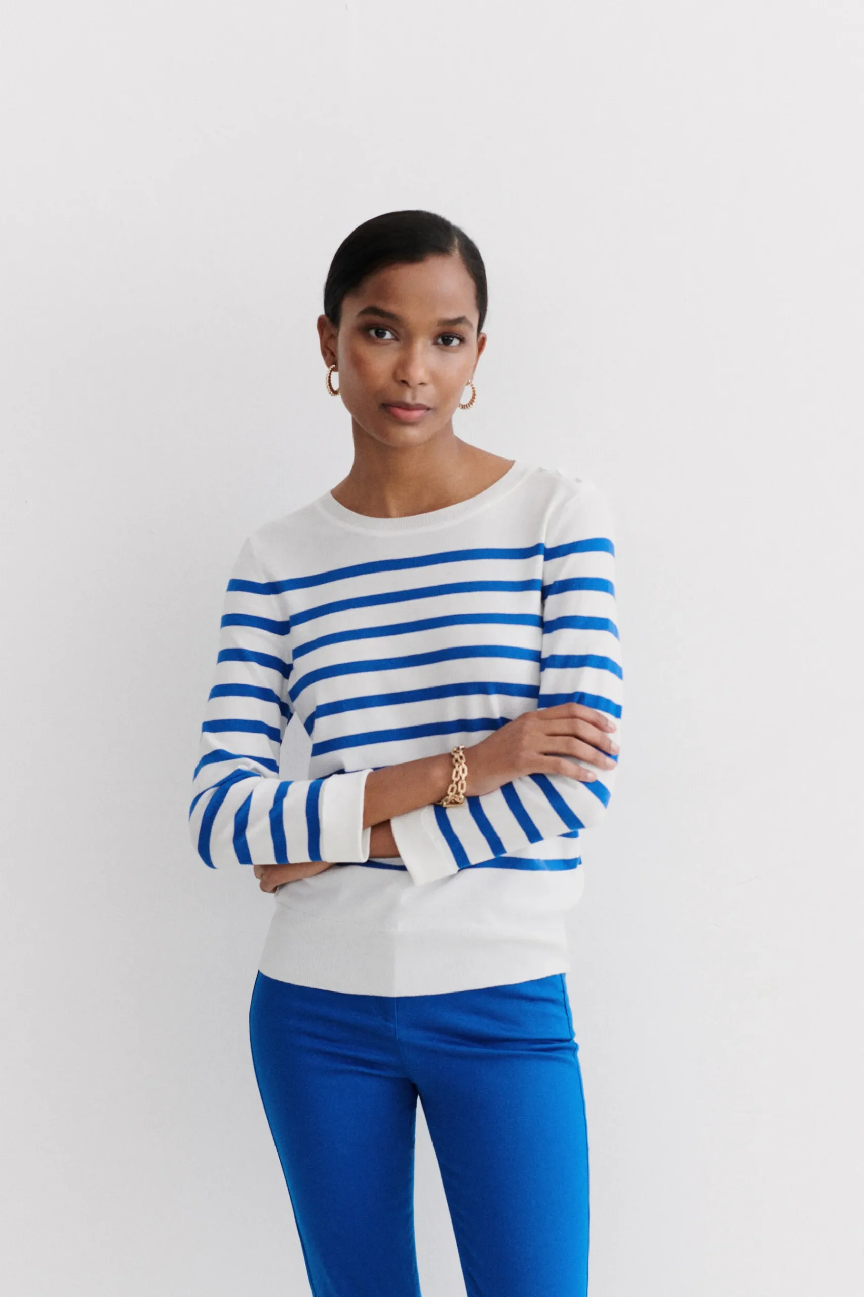Clearance Pull Juliette Bleu Electrique Femme Pulls