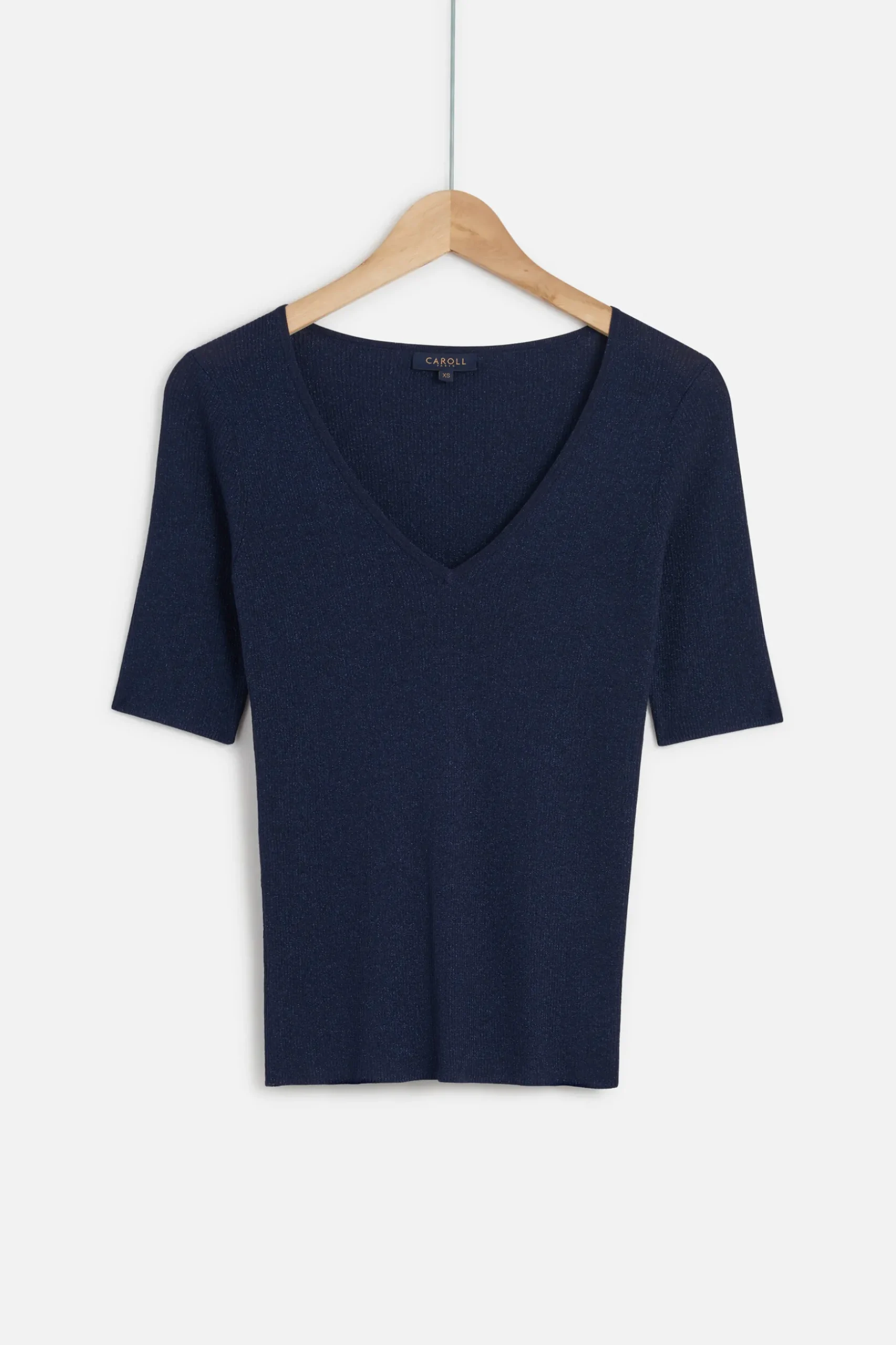 Clearance Pull Kate En Maille Cotelee Et Lurex Femme Pulls
