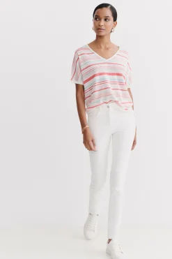 Best Sale Pull Milano 100% Lin Femme Pulls