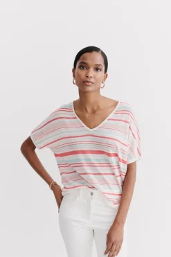 Best Sale Pull Milano 100% Lin Femme Pulls