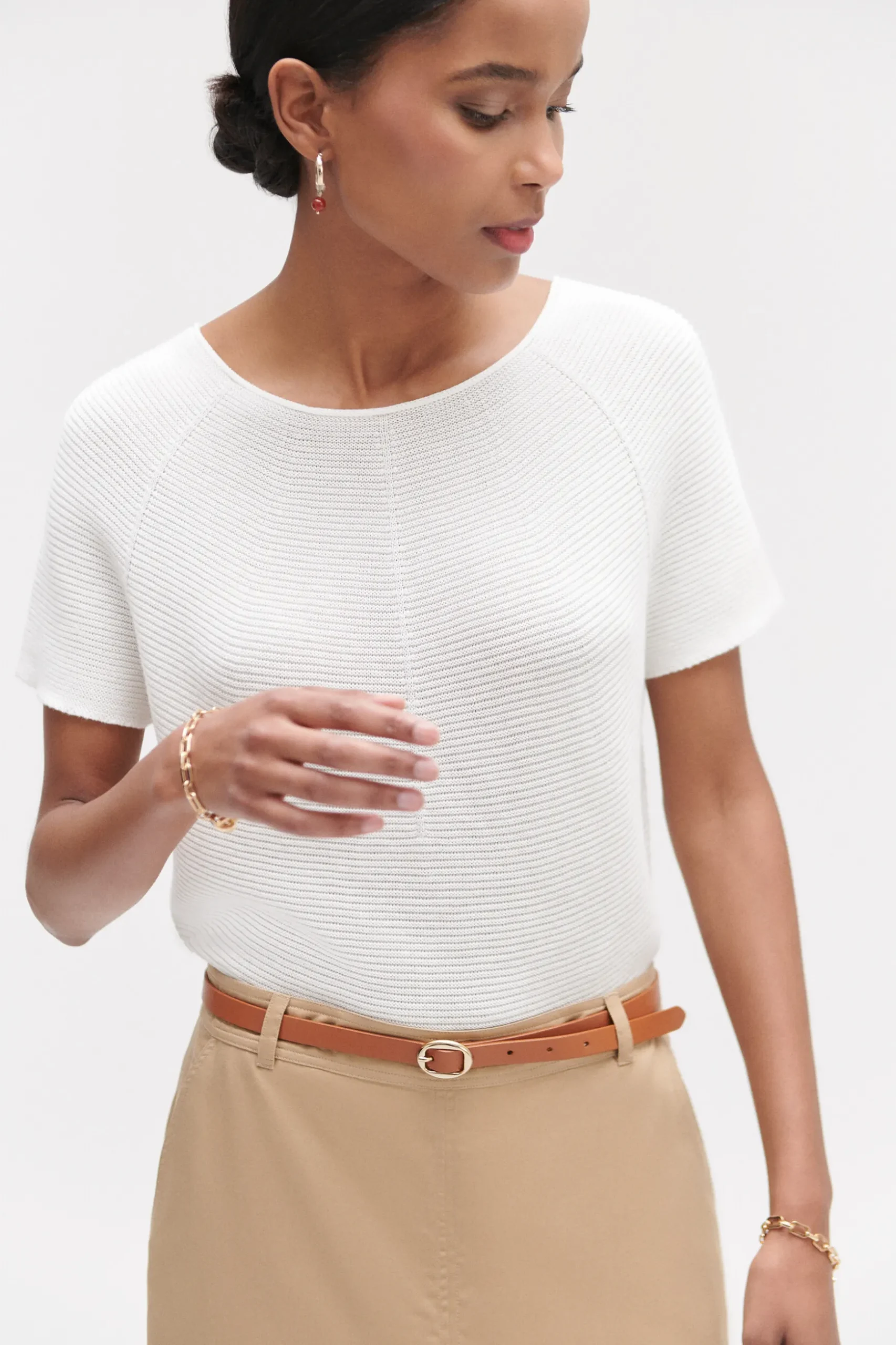 Sale Pull Nathan En Maille Fantaisie Femme Pulls