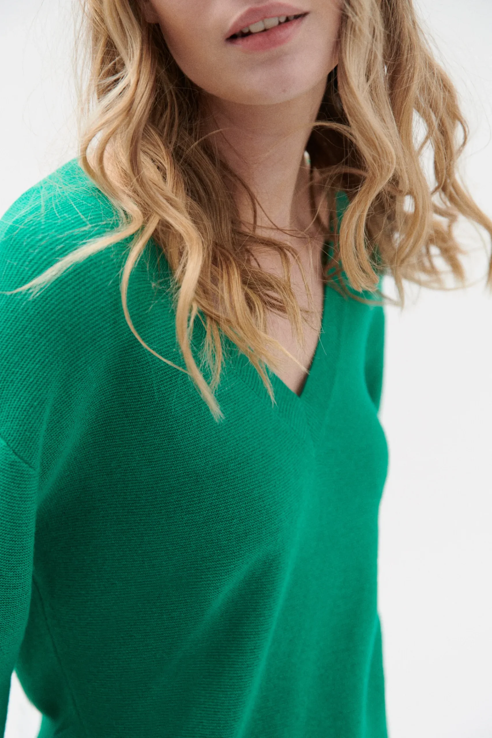 Discount Pull Roxanne Vert Emeraude Femme Pulls