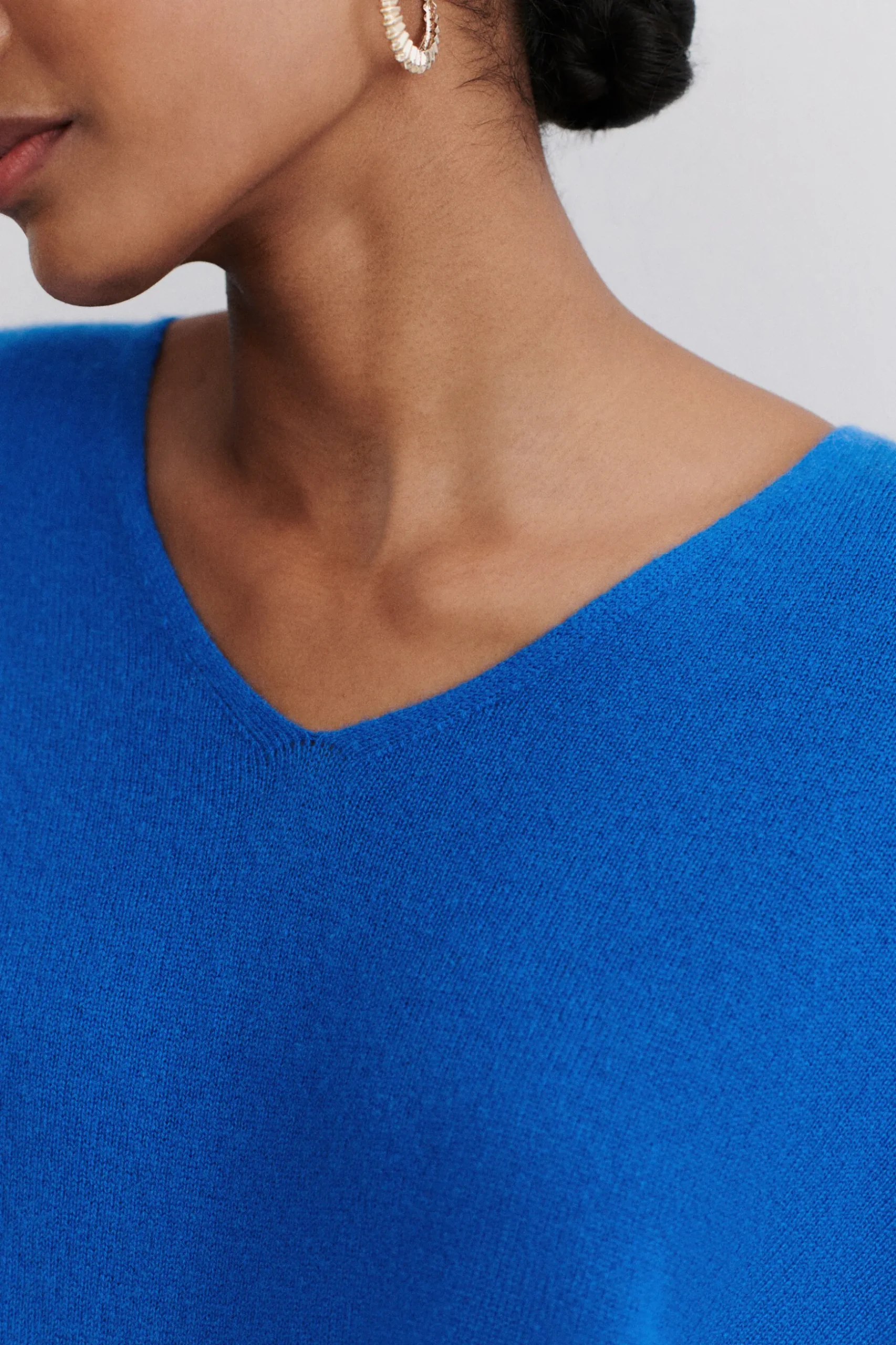 Clearance Pull Thelma Bleu Electrique Femme Pulls