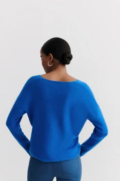 Clearance Pull Thelma Bleu Electrique Femme Pulls
