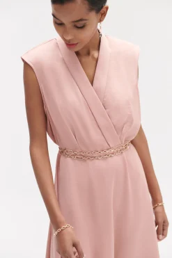 Cheap Robe Georgia Vieux Rose Femme Robes