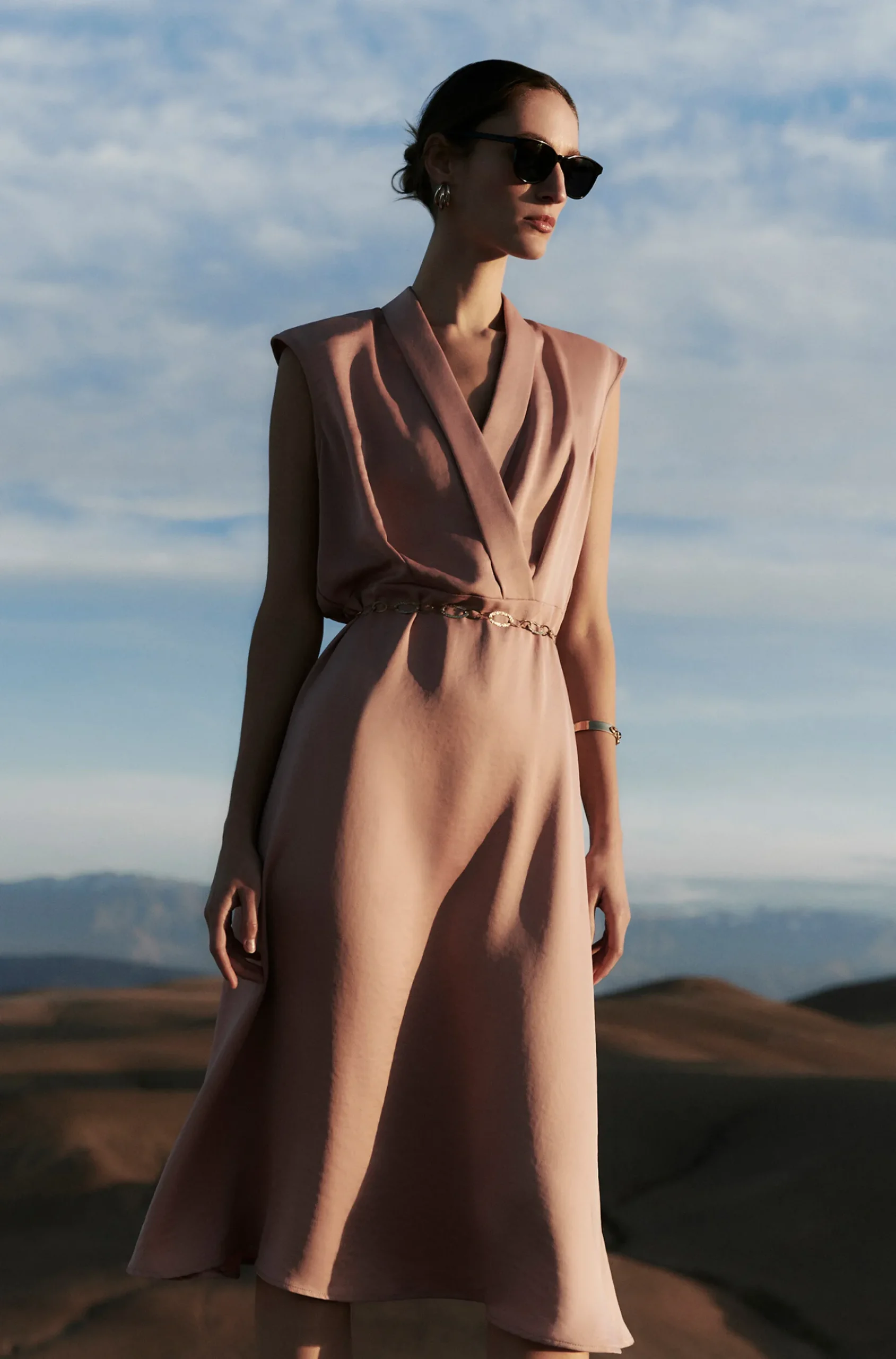 Cheap Robe Georgia Vieux Rose Femme Robes