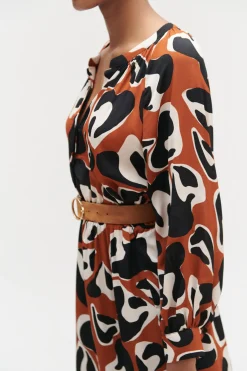 Cheap Robe Macha Imprimee Femme Robes