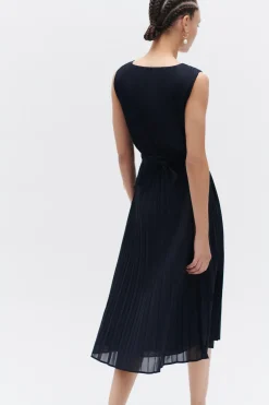 Sale Robe Mini Bleu Marine Femme Robes