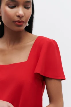 Hot Robe Novio Rouge Femme Robes