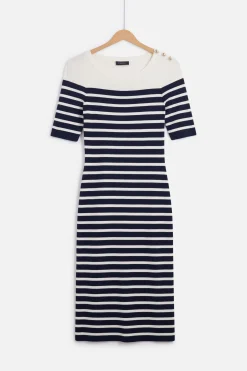 New Robe Pull Oceane Facon Mariniere Femme Robes