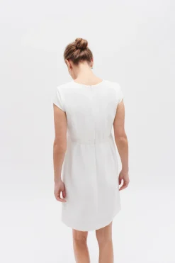 Fashion Robe Structuree Myra Ivoire Femme Robes