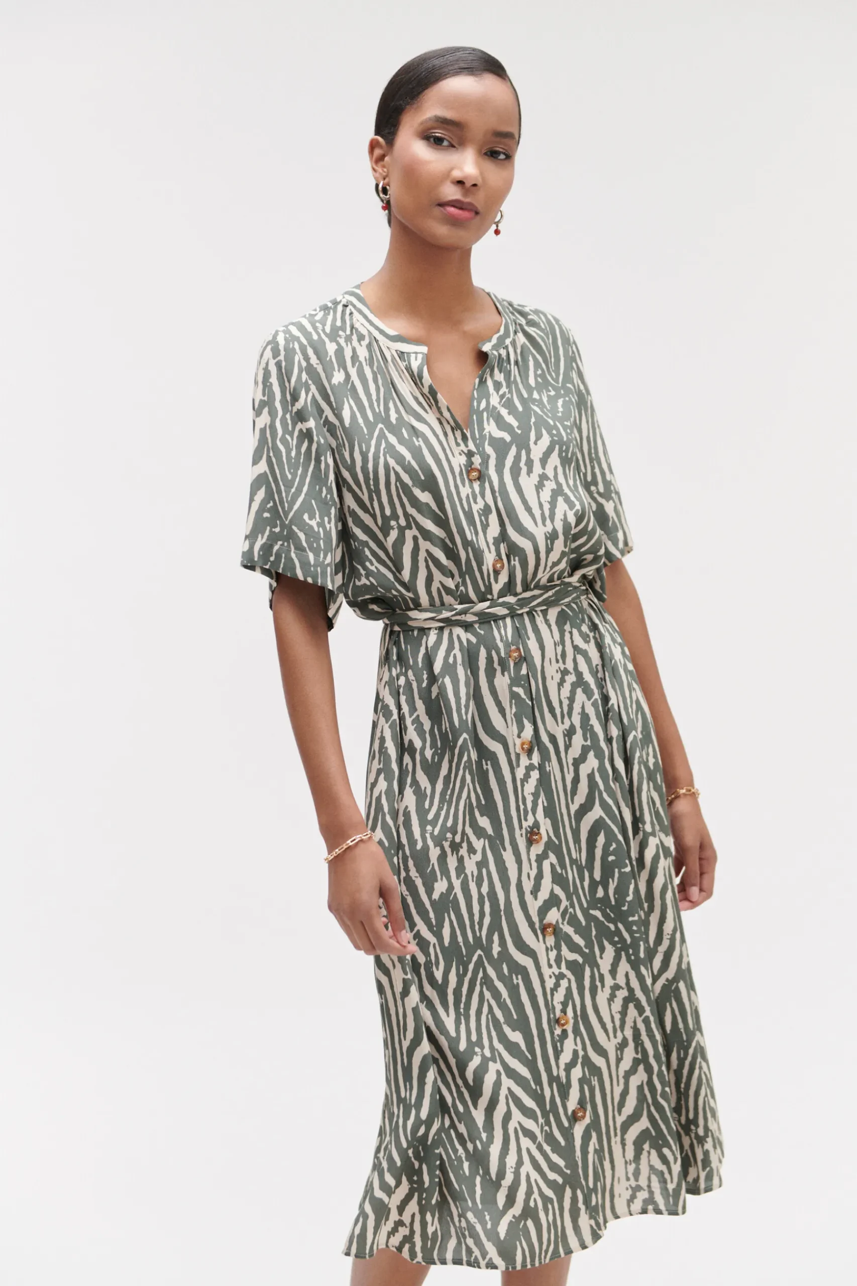 Fashion Robe Zumilia A Imprime Zebre Femme Robes