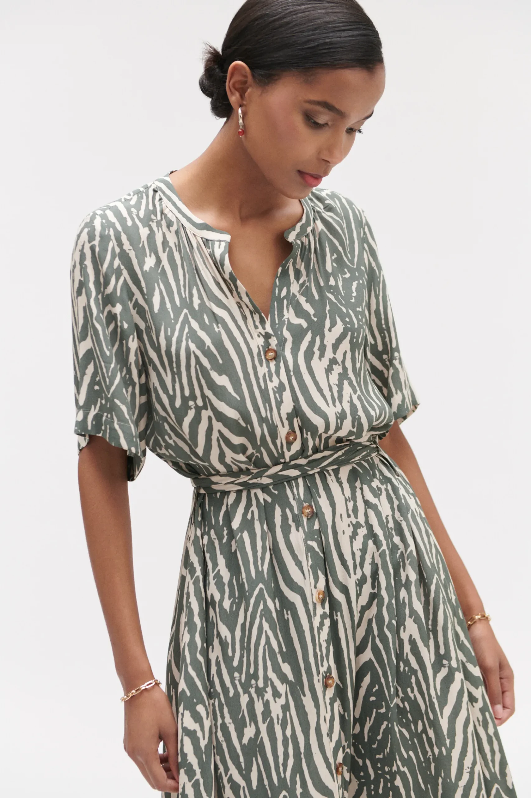 Fashion Robe Zumilia A Imprime Zebre Femme Robes
