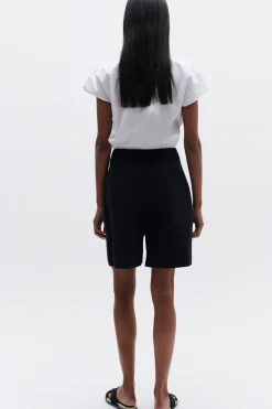 Store Short Bermude Noir Femme Shorts