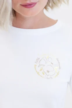 Hot Sweat Jasmin Ivoire Femme Tops Et T-Shirts