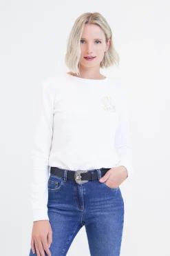 Hot Sweat Jasmin Ivoire Femme Tops Et T-Shirts