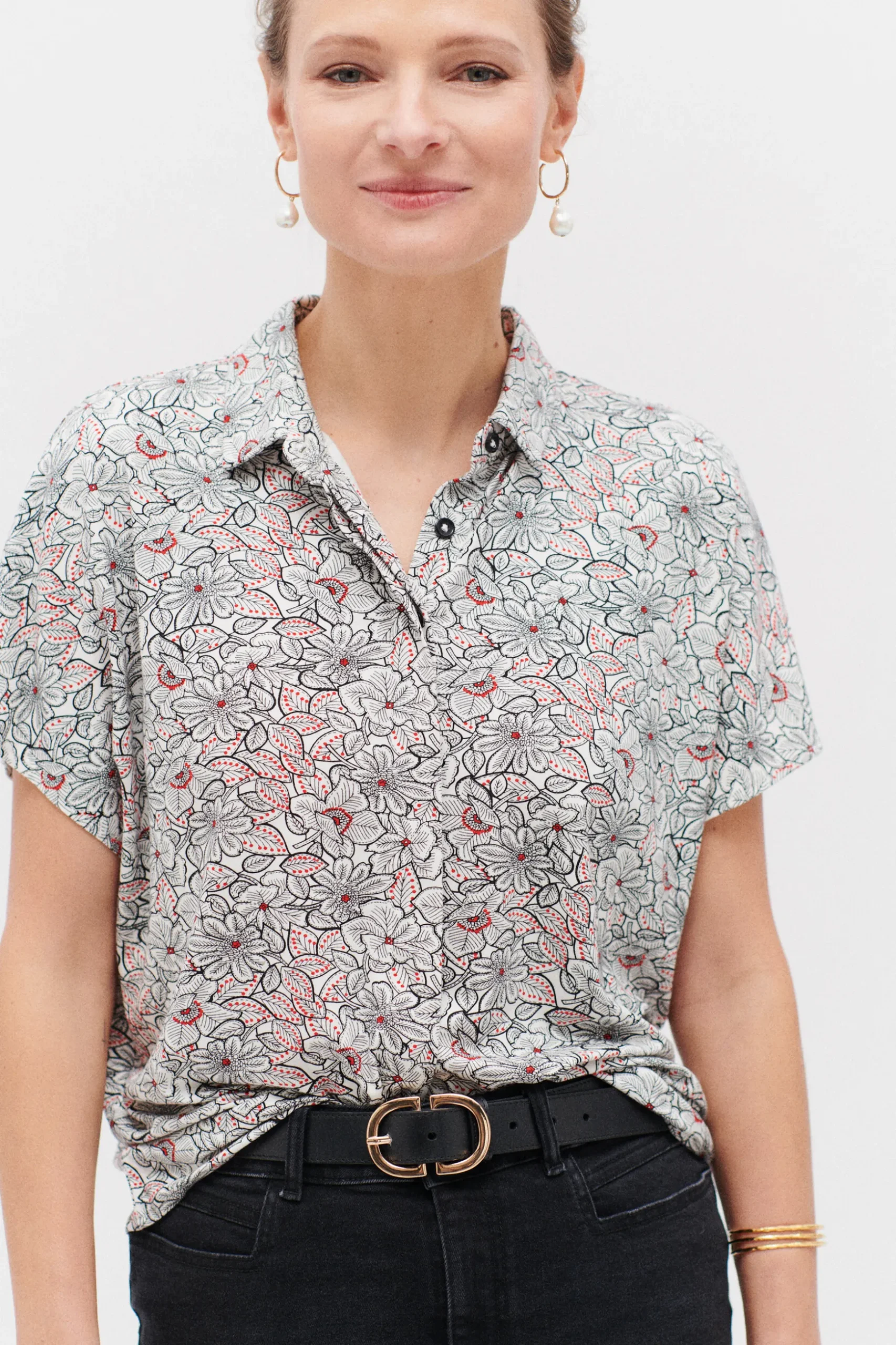 Cheap Tee-Shirt Isabella Ecru Femme Tops Et T-Shirts