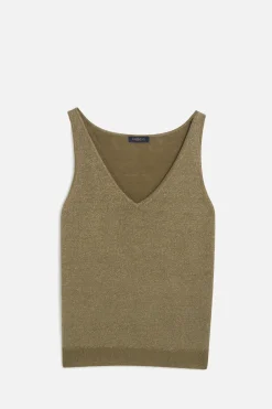 Best Sale Top Nolwenn Vert Olive Femme Tops Et T-Shirts