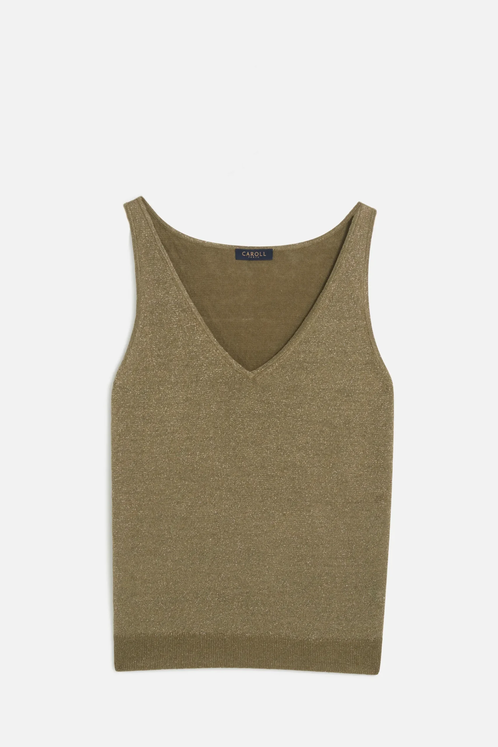 Best Sale Top Nolwenn Vert Olive Femme Tops Et T-Shirts