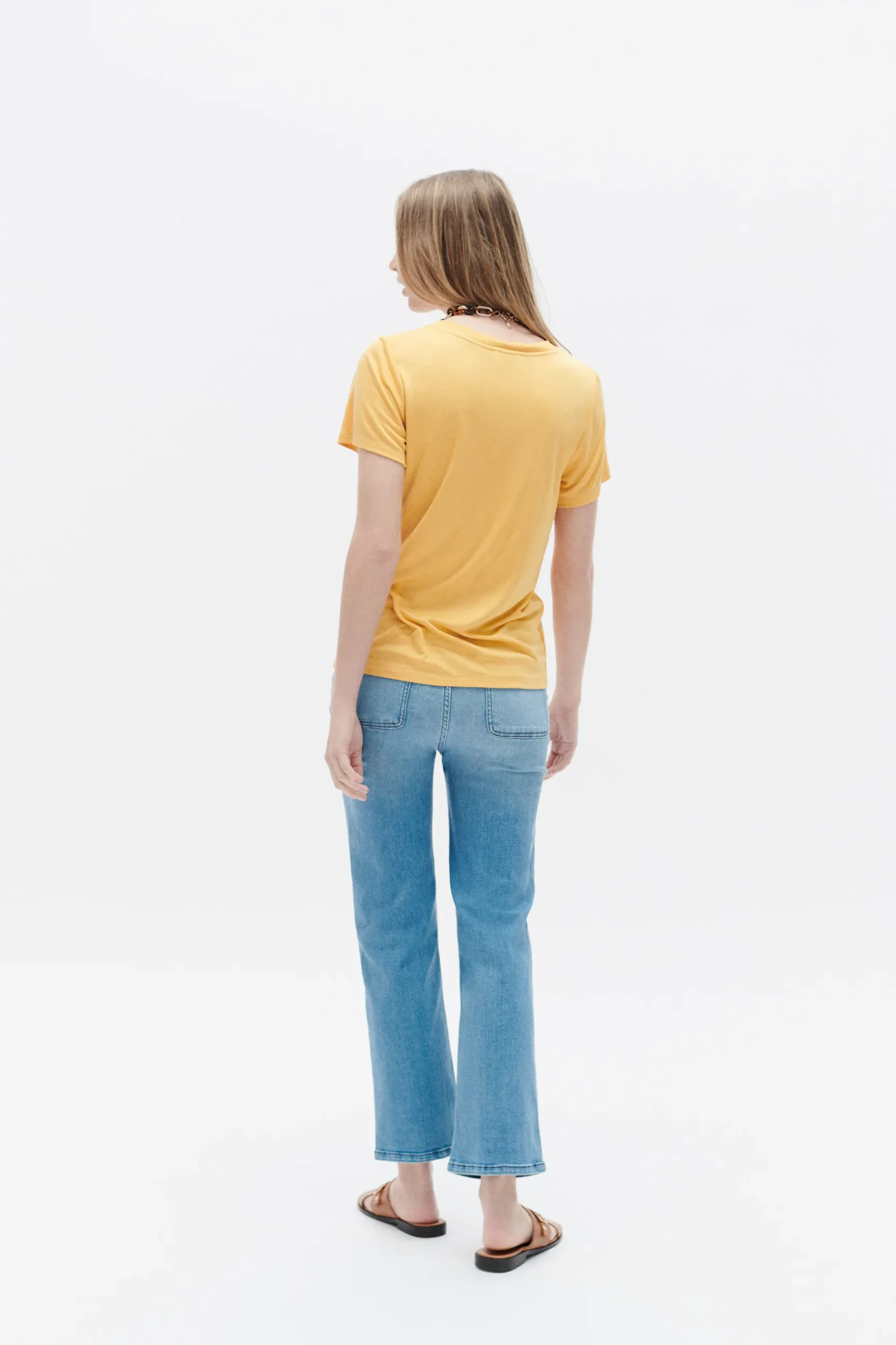 Best Sale T-Shirt Anita Jaune Or Femme Tops Et T-Shirts