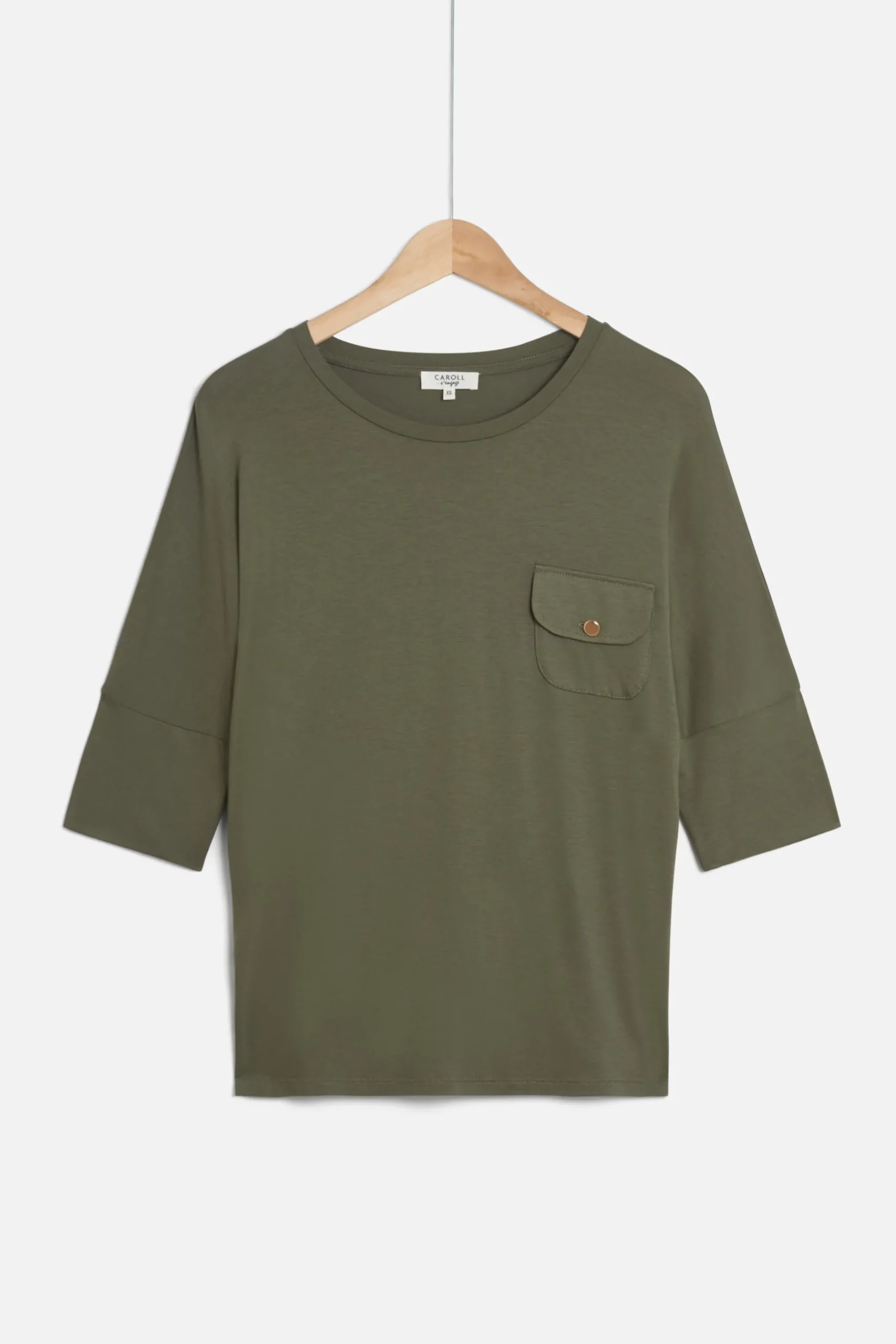 Flash Sale T-Shirt Becky Vert Kaki Femme Tops Et T-Shirts