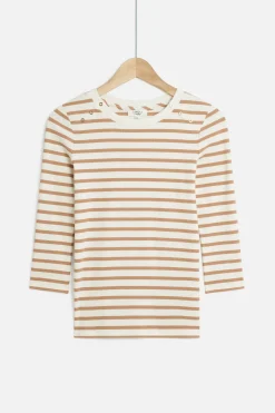 Cheap T-Shirt Bento B Camel Femme Tops Et T-Shirts