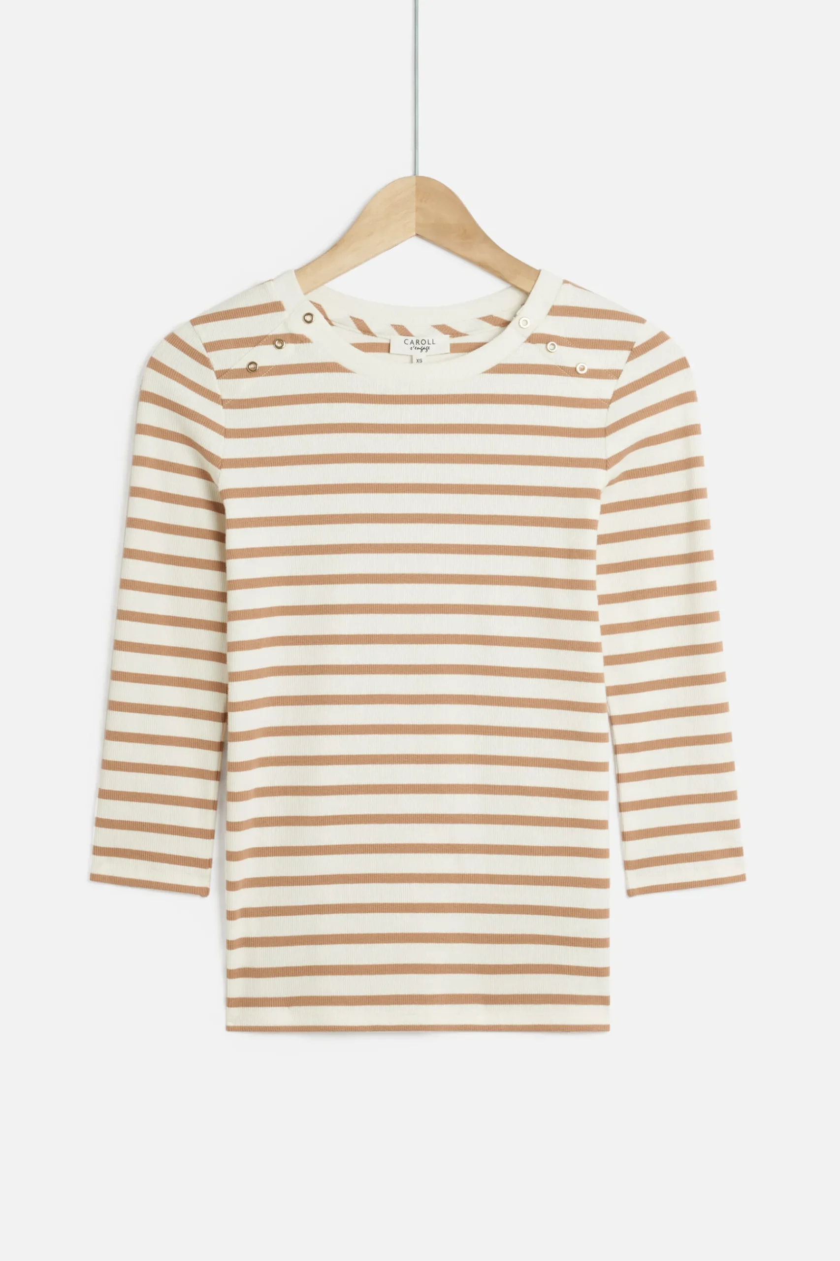 Cheap T-Shirt Bento B Camel Femme Tops Et T-Shirts