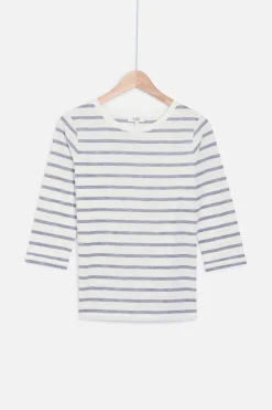 Shop T-Shirt Clotilde Bleu Violet Femme Tops Et T-Shirts
