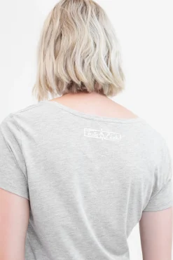 Discount T-Shirt Jamelia Gris Femme Tops Et T-Shirts