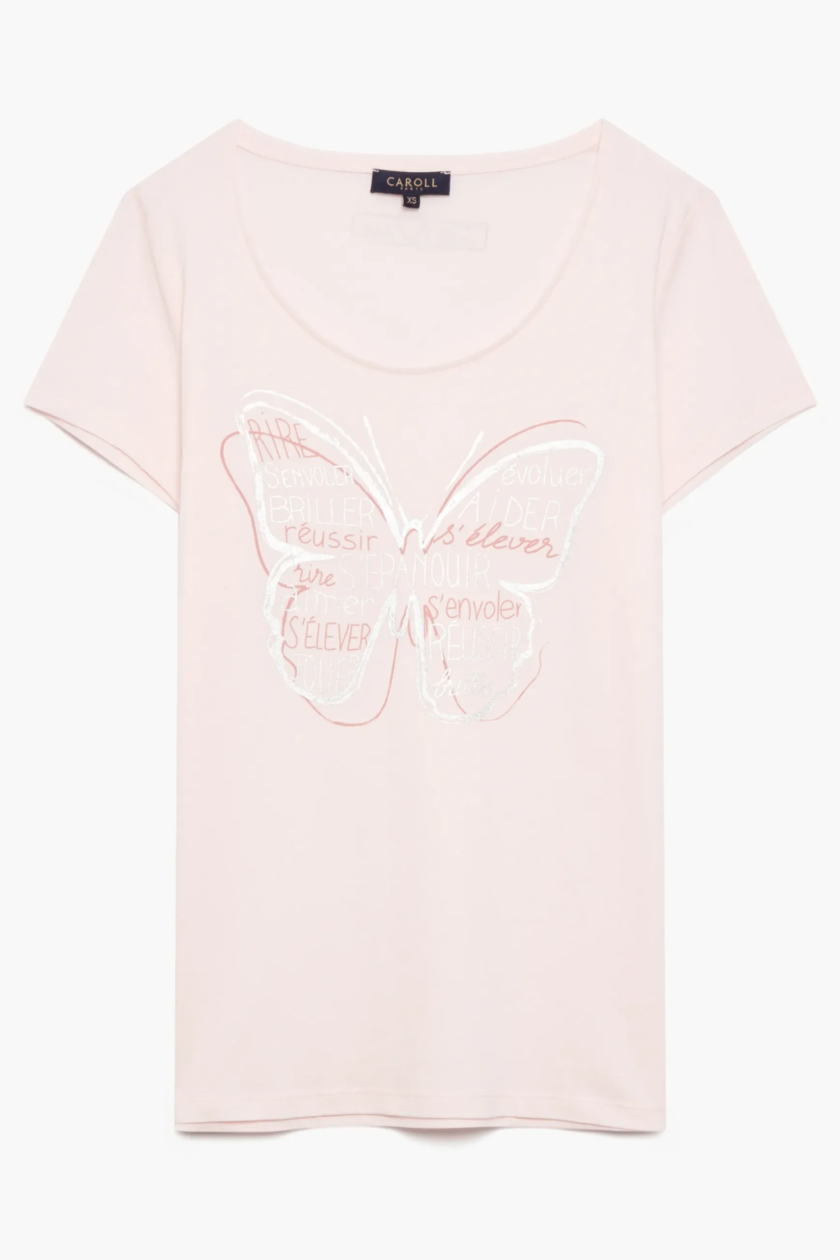 Hot T-Shirt Jamelia Rose Pastel Femme Tops Et T-Shirts