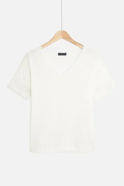 Fashion Tshirt Julia Ivoire Femme Tops Et T-Shirts