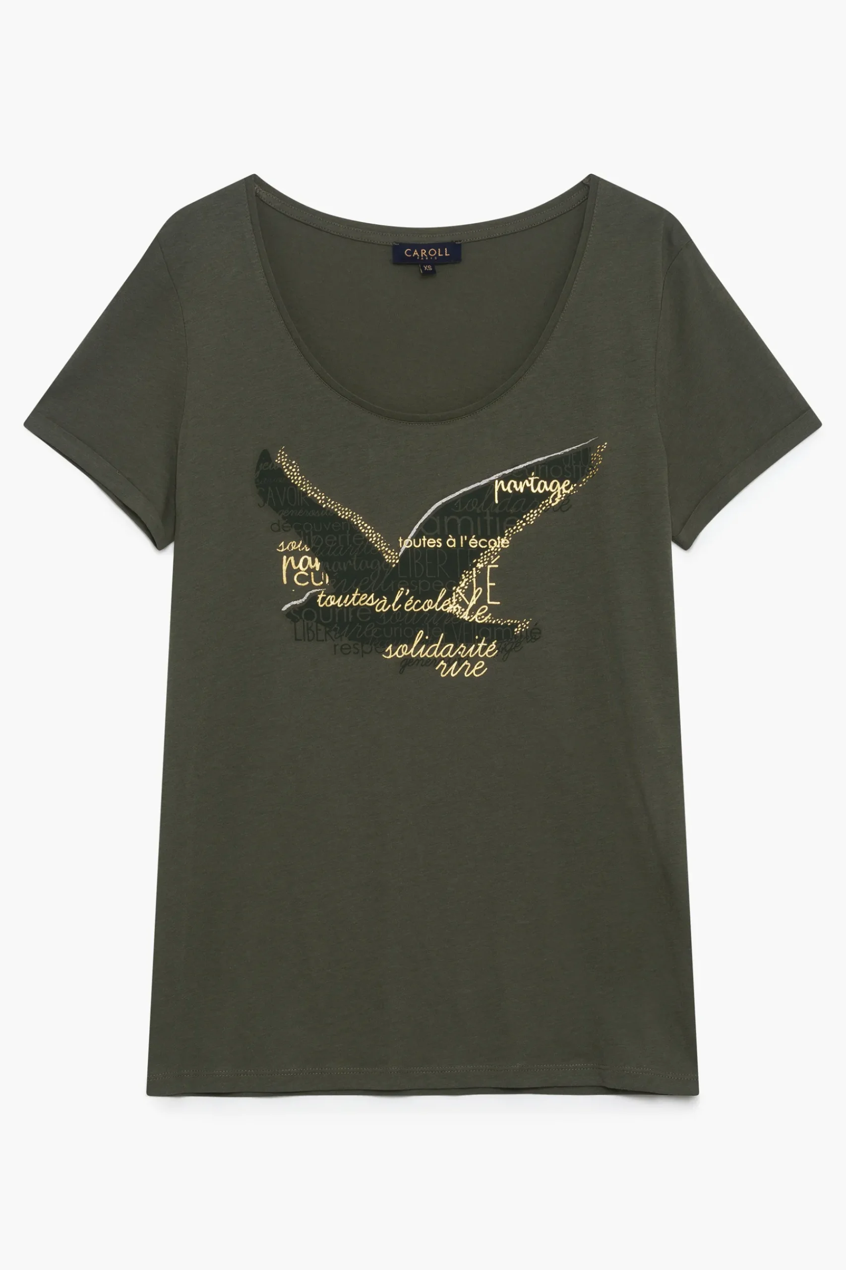 Best T-Shirt Maddy Vert Kaki Femme Tops Et T-Shirts