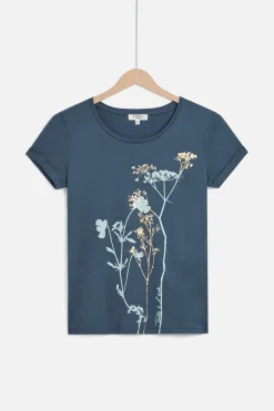 Outlet T-Shirt Maxine Bleu Marine Femme Tops Et T-Shirts