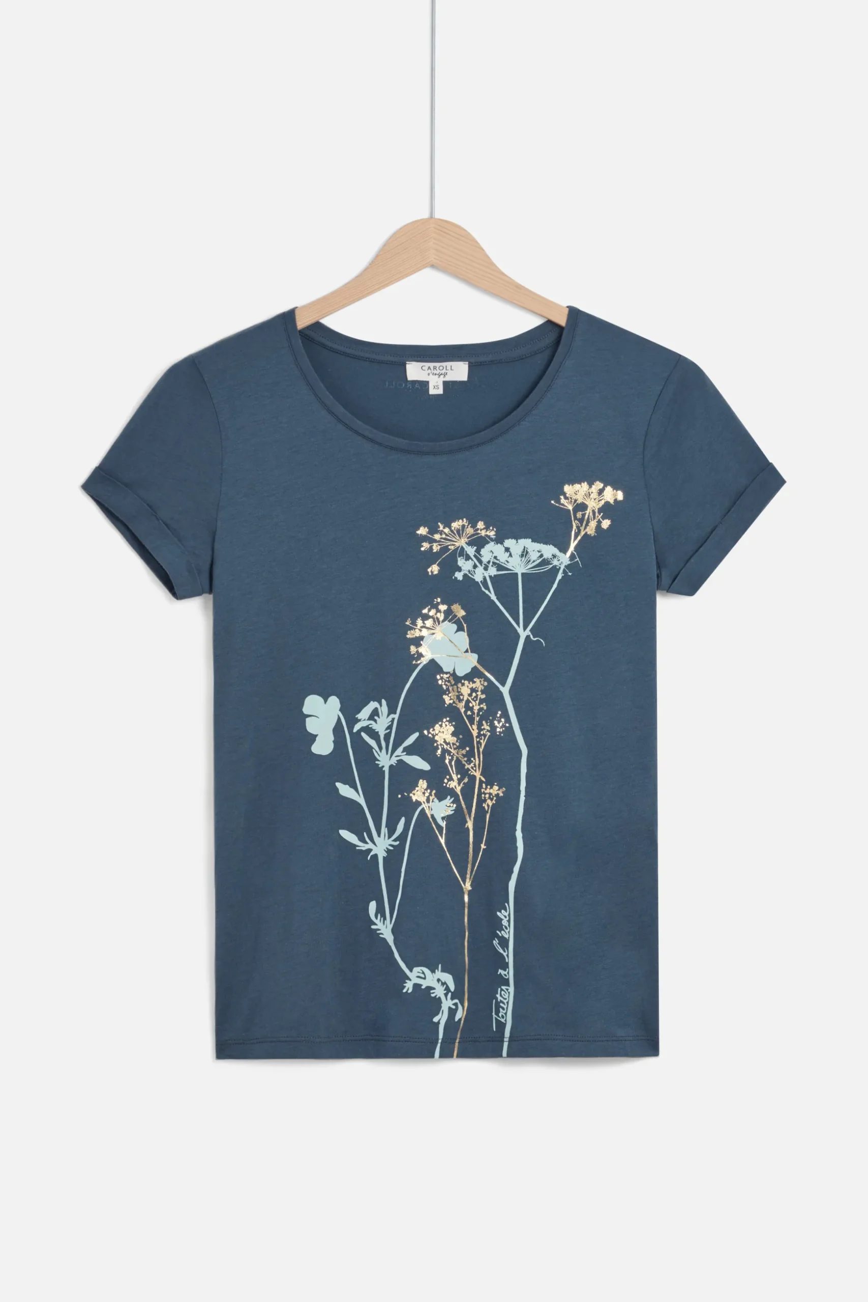 Outlet T-Shirt Maxine Bleu Marine Femme Tops Et T-Shirts