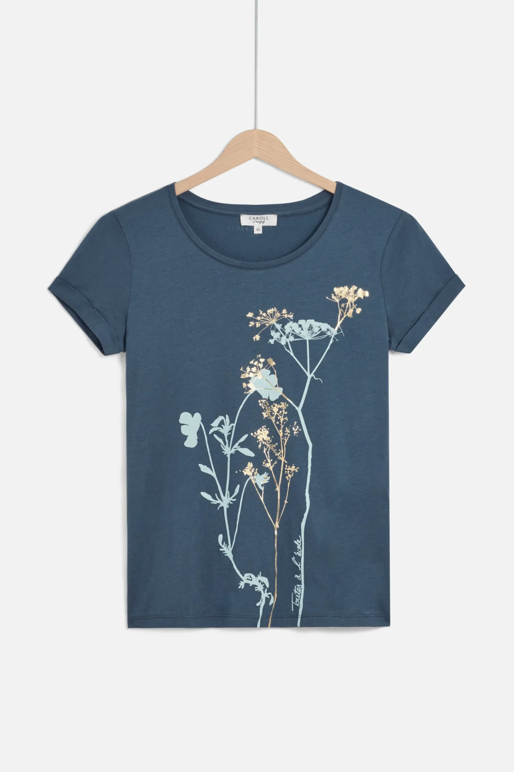 Outlet T-Shirt Maxine Bleu Marine Femme Tops Et T-Shirts