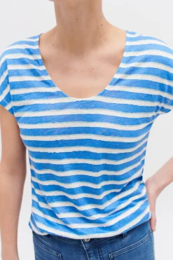 Shop T-Shirt Murina 100% Lin Femme Tops Et T-Shirts