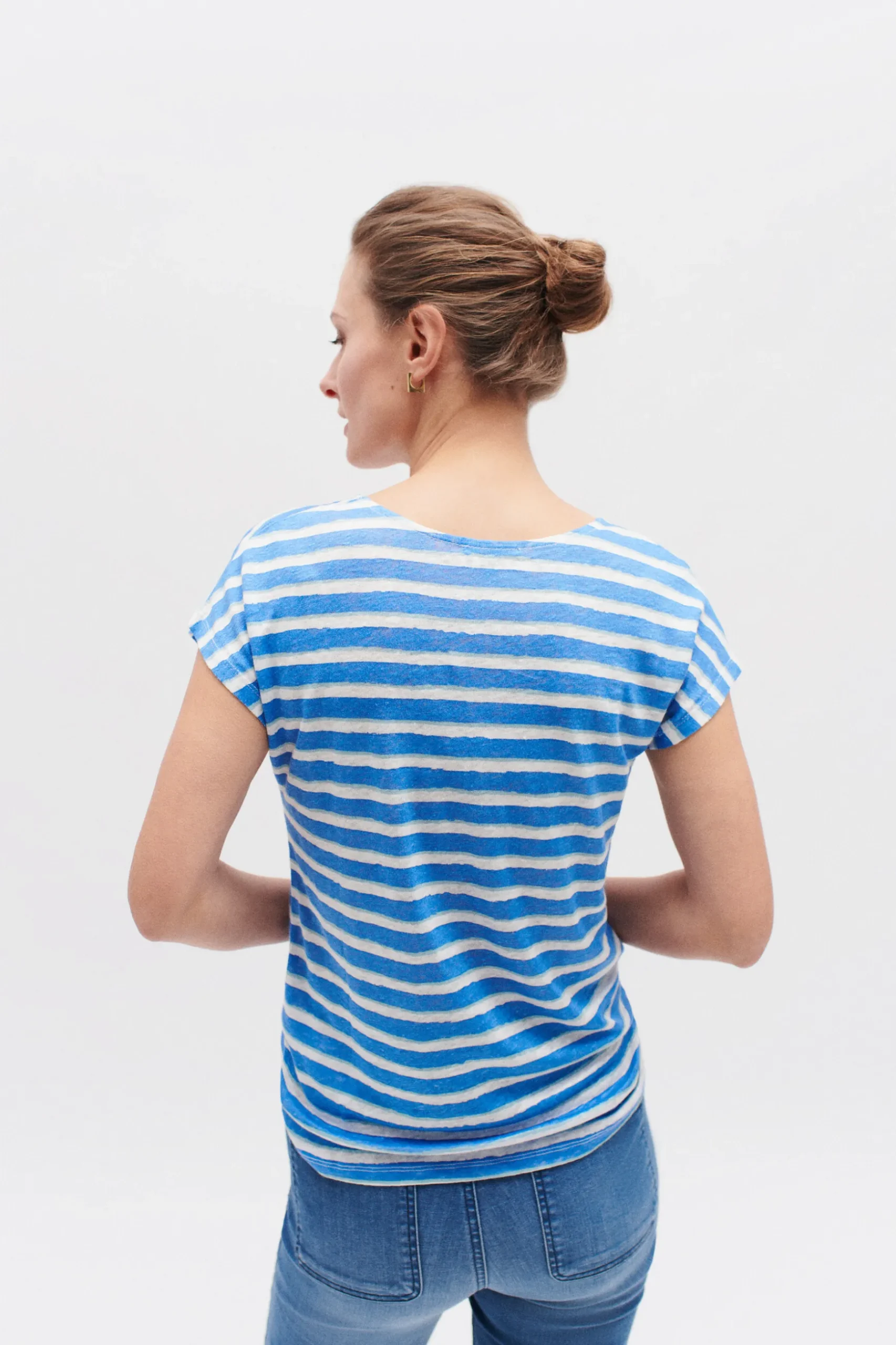 Shop T-Shirt Murina 100% Lin Femme Tops Et T-Shirts