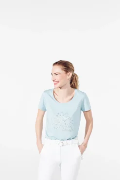 Best T-Shirt Nessa Vert Clair Femme Tops Et T-Shirts
