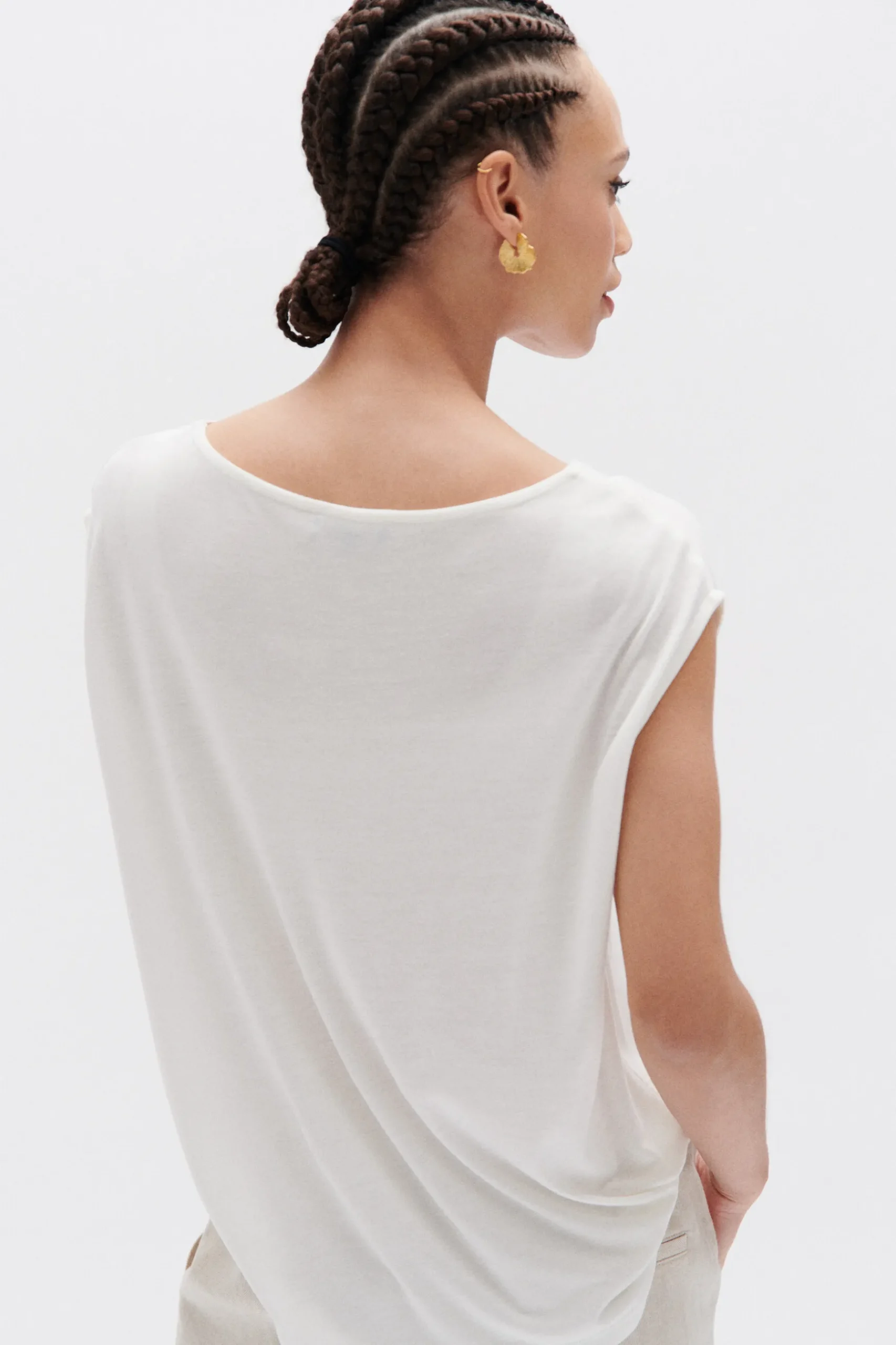 Best T-Shirt Osiris B Ivoire Femme Tops Et T-Shirts