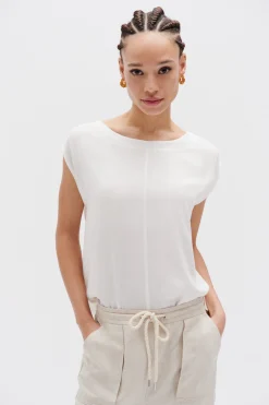 Best T-Shirt Osiris B Ivoire Femme Tops Et T-Shirts