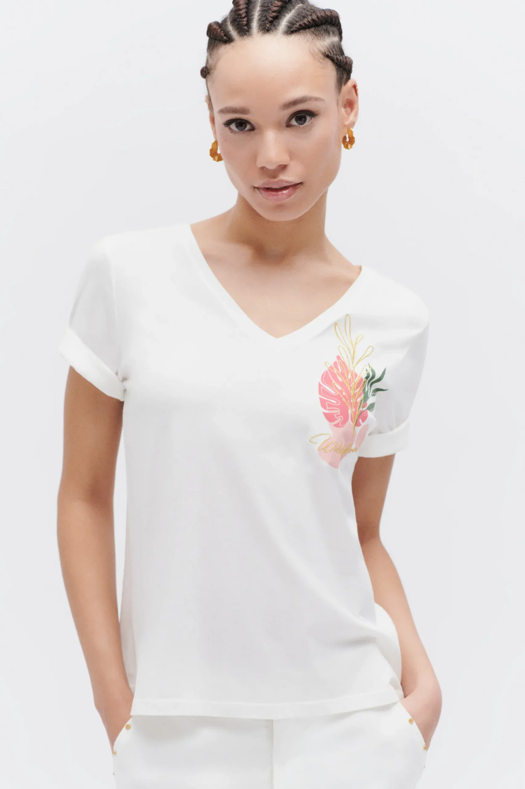 Best Tshirt Rose Femme Tops Et T-Shirts
