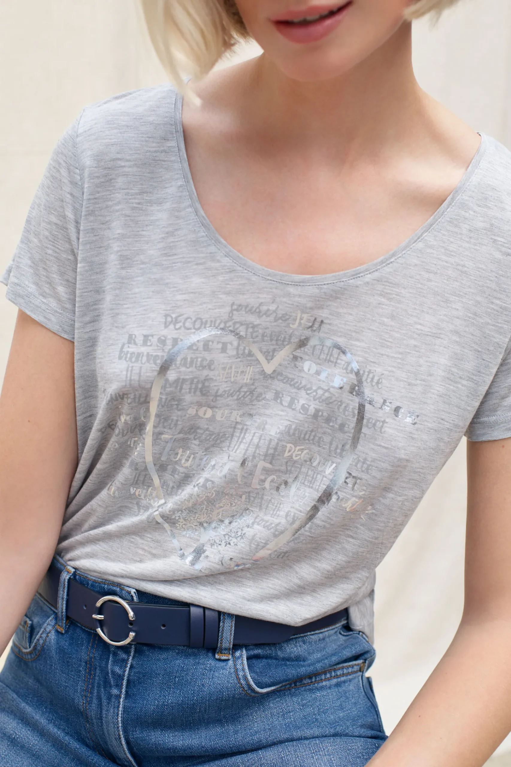 Cheap T-Shirt Shirley Femme Tops Et T-Shirts