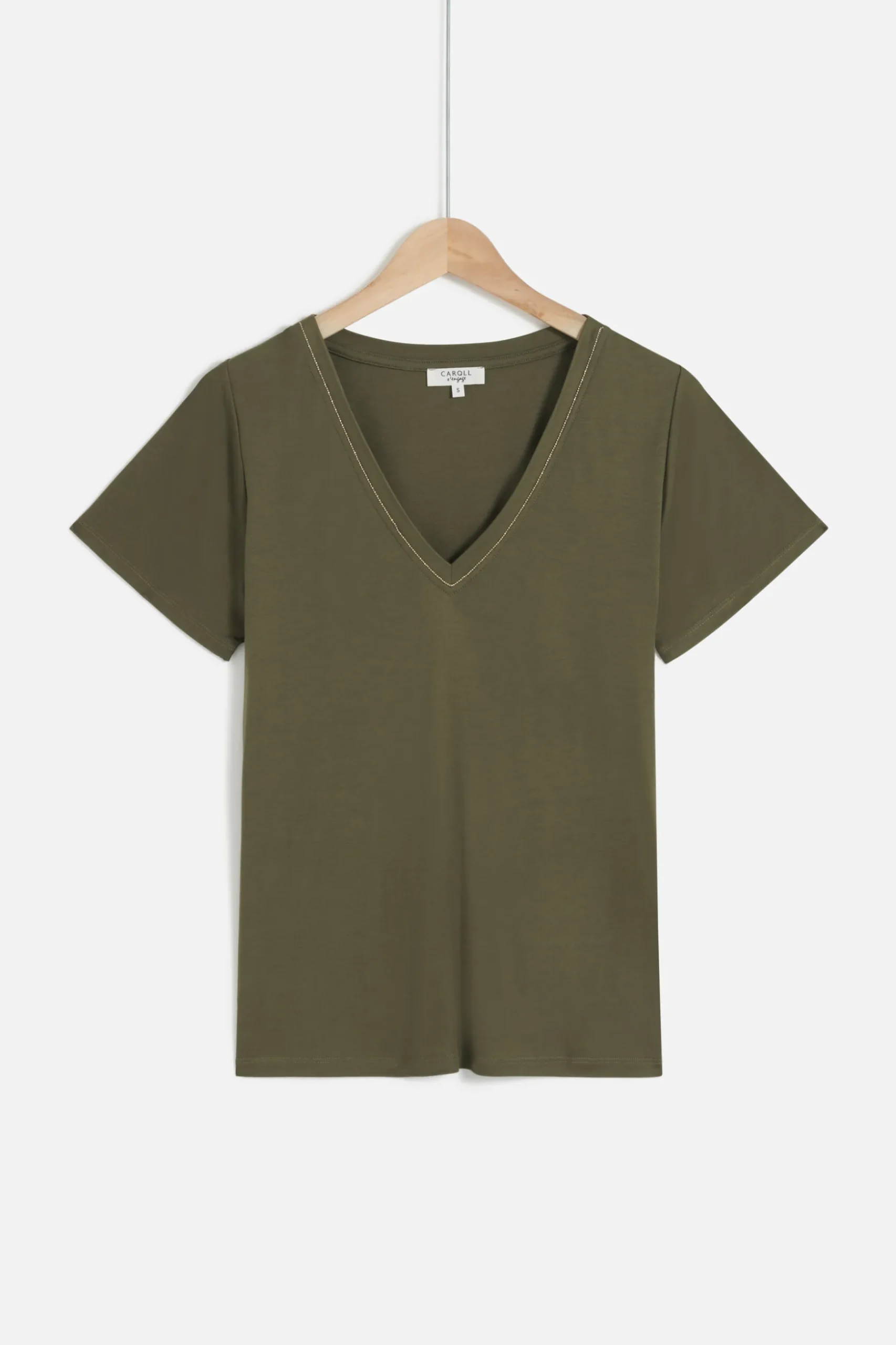New T-Shirt Taylor Vert Olive Femme Tops Et T-Shirts